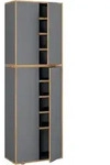 Schuhschrank Salia Anthrazit/Honigeiche