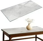 TISCHPLATTE 140x70 cm Betonstruktur mit Kratzern