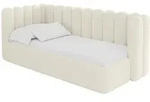 EINZELLBETT Jugendbett mit Bettkasten und Matratze H3/H4, Rechts - HUGY 100x200...