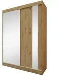 SCHWEBET&Uuml;RENSCHRANK Gaja 150/216/61 eiche Artisan mit Spiegel