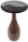 BEISTELLTISCH MOKKA Braun Glas