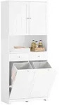 BADEZIMMERSCHRANK Wei&szlig; 78x38x181cm