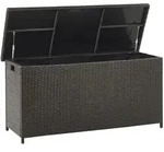 AUFLAGENBOX Rattan braun 126/46 cm Modena