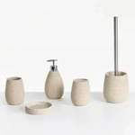 BADACCESSOIRES Set 5-teilig Hellbeige Quila