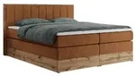 BOXSPRINGBETT BELLISSIMO KING 160/200 Orange Struktur - H4
