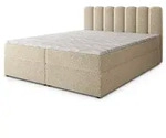 BOXBETT SOLIA 140x200 cm mit Matratze und Topper, H2+H3 - Creme