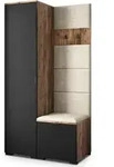 GARDEROBENSCHRANK LORI 95/181/51 cm Modern Eichefarben