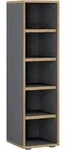 Schuhregal Salia Anthrazit/Honigeiche