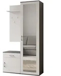 GARDEROBENSCHRANK VENTO 100/180,5/35 cm Modern Garderobe-Set Grau