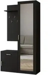 GARDEROBENSCHRANK VENTO 100/180,5/35 cm Modern Garderobe-Set Schwarz