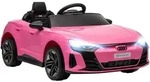 KINDER-ELEKTROAUTO mit Fernbedienung, Hupe, Musik, Scheinwerfer, Gurt, Rosa