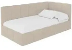 EINZELBETT Jugendbett mit Bettkasten Links, ohne Matratze - LIVY 90x200...