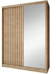 SCHWEBET&Uuml;RENSCHRANK Donatello mit 2 T&uuml;ren. 160 cm, eiche Artisan