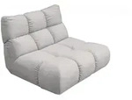 DREHSESSEL VIVIEN Silber Velvet Drehbar (360&deg;)