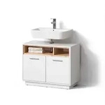 WASCHBECKENUNTERSCHRANK Temo Wei&szlig; 80 x 64 cm