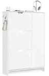 SCHUHKIPPER schmal 24 cm, Schuhschrank Wei&szlig;