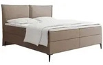 BOXBETT Calio Rise mit Bettkasten, Braun Chenille 120x200 cm &ndash; inkl. H4
