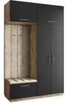 GARDEROBENSCHRANK REMA 150/240/60 cm Modern Eichefarben