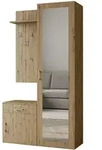 GARDEROBENSCHRANK VENTO 100/180,5/35 cm Modern Garderobe-Set Eiche Artisan
