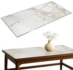 TISCHPLATTE 60x60 cm Eleganter Marmor mit Adern