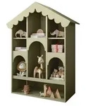 BABYREGAL BABUSHKA &ndash; Puppenhaus-Design, Olivgr&uuml;n