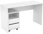 SCHREIBTISCH AMATO 130x50x75 cm B&uuml;rotisch Computertisch, Wei&szlig;