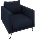 SESSEL Harmony Marineblau Chenille