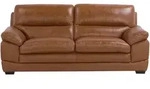 SOFA Leder Goldbraun Horten
