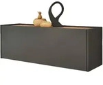 H&Auml;NGESCHRANK grau matt, Eiche Wotan 100 cm, Schuhschrank h&auml;ngend