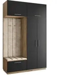 GARDEROBENSCHRANK REMA 150/240/60 cm Modern Eiche Wotan
