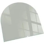 GLASPLATTE f&uuml;r Kamin 100x100 cm