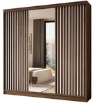 SCHWEBET&Uuml;RENSCHRANK LAMELLO 240/216/61 cm Modern Kleiderschrank 3-t&uuml;rig mit...