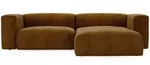 ECKSOFA Landi Braun Rechts