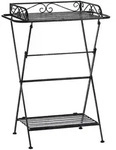 GARTENTISCH Metall Schwarz Ancud