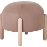 HOCKER Samtstoff Hellbraun Helen