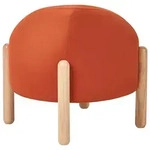HOCKER Samtstoff Orange Helen