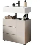 WASCHBECKENUNTERSCHRANK Kaschmir, Badezimmer Unterschrank 60 x 56 cm