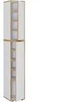 Schuhschrank Salia Wei&szlig;/Honigeiche