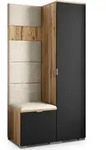 GARDEROBENSCHRANK LORI 95/181/51 cm Modern Eiche Wotan