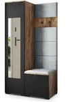 GARDEROBENSCHRANK VIRA 95/181/51 cm Modern Eichefarben