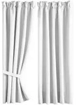 VORHANG 2ER SET NEWYORK HxB 160x140 cm Wei&szlig;