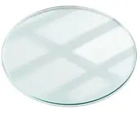 TISCHPLATTE &Oslash;90 cm Transparente Glasplatte