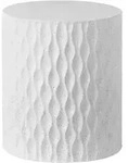 BEISTELLTISCH 37/37 cm Terrazzo Optik Terrazzo Wei&szlig; Antelao