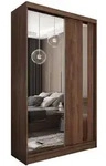 SCHWEBET&Uuml;RENSCHRANK GRAZIA 120/216/61 cm Modern Kleiderschrank 2-t&uuml;rig mit...
