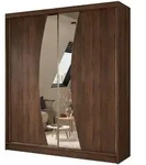 SCHWEBET&Uuml;RENSCHRANK VOCE 200/216/61 cm Modern Kleiderschrank 2-t&uuml;rig mit...