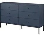 SIDEBOARD MONDO 154/89/39 cm mit 6 Schubladen Blau