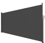 SEITENMARKISE Aluminium Polyester Dunkelgrau