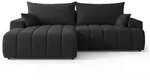 ECKSOFA Caleo Schwarz Links