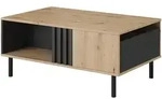 COUCHTISCH MADDALENA 100,1/43,2/60 cm Eiche Artisan