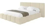 POLSTERBETT mit Bettkasten und Lattenrost, Bett mit Matratze H3/H4 - NILO 160x200